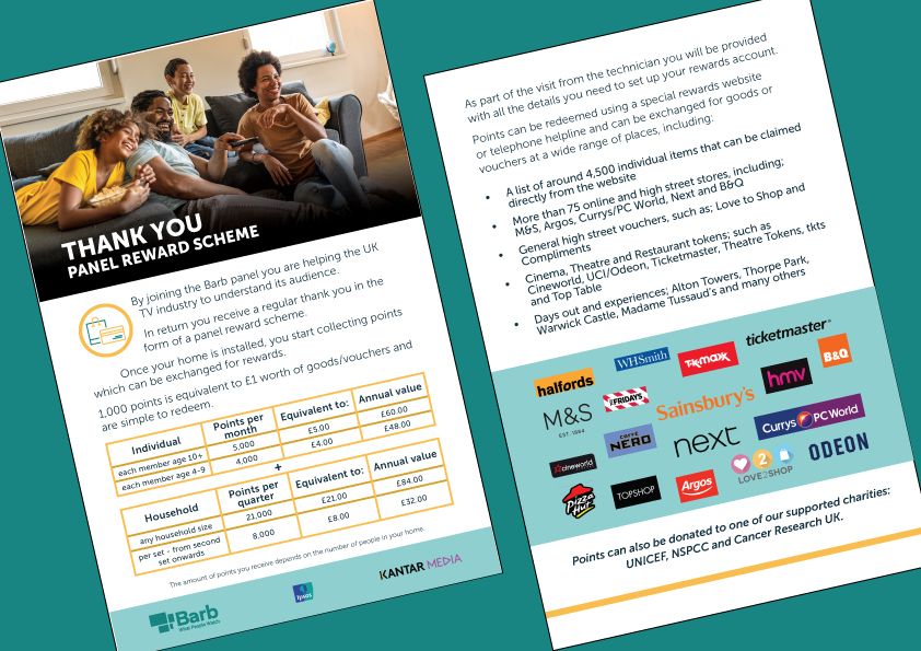 Reward Scheme leaflet